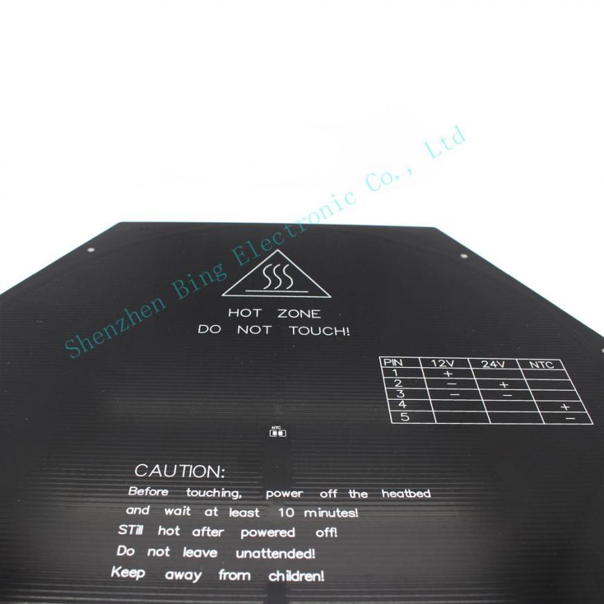 Подключение heat bed